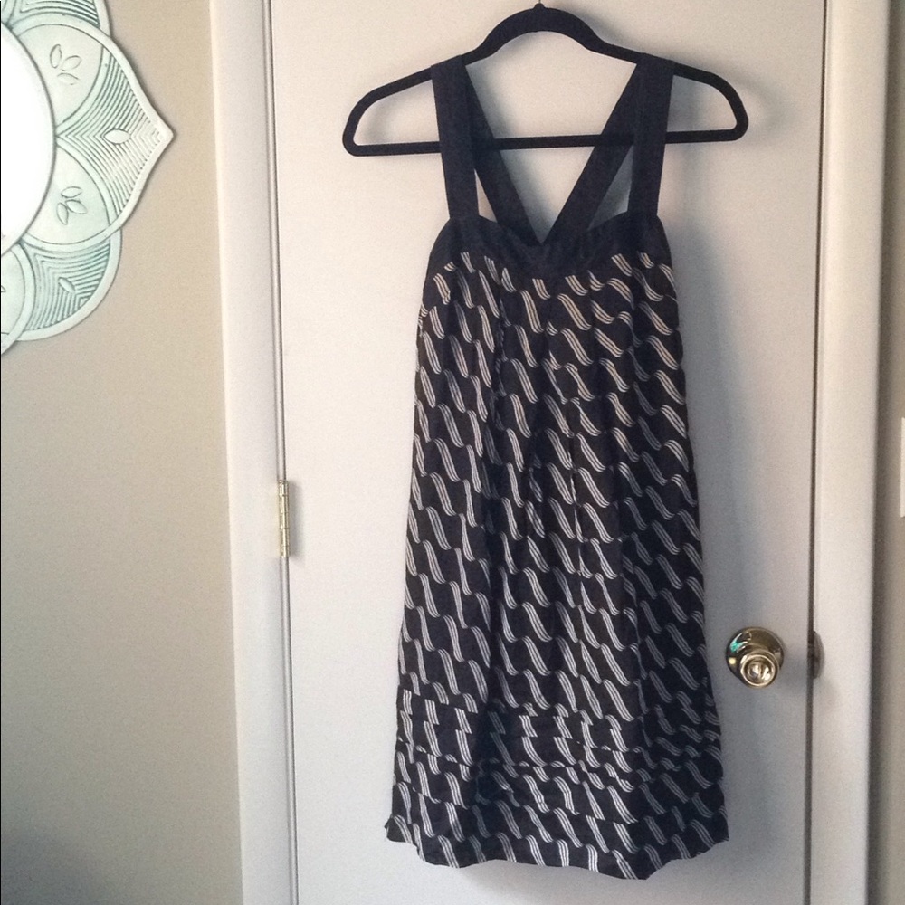 Anthropologie Maeve Linen Swing Dress